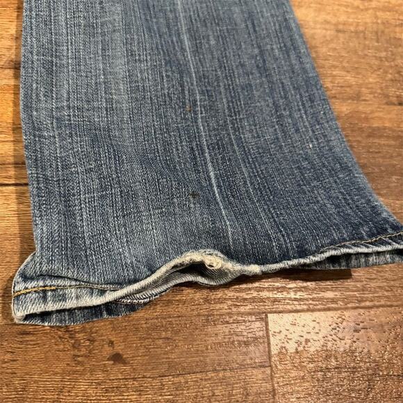 Express Mia Boot Leg Jeans Y2K Sz 8 30x31 Horse Cowgirl Western Minimalist READ - Picture 3 of 15